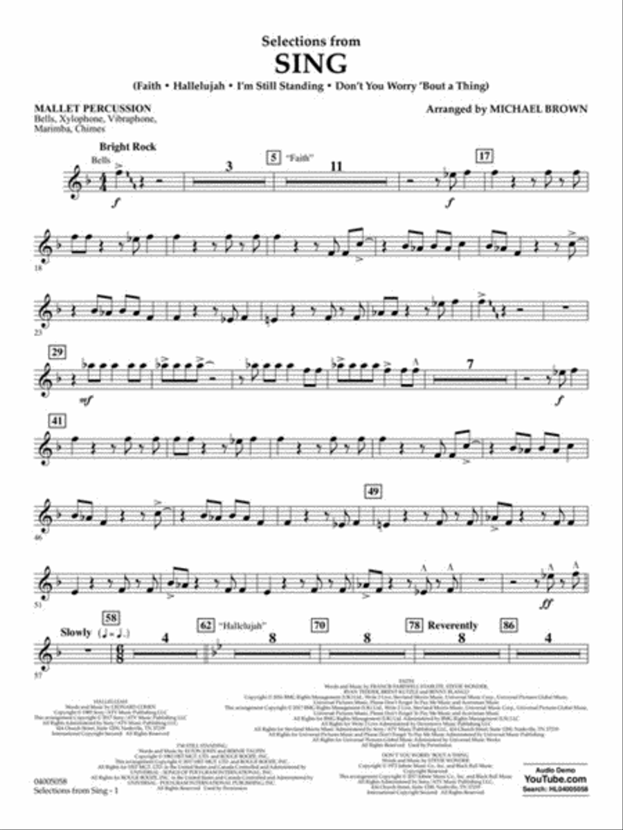 Selections from Sing Concert Band scores gallery preview page 12
