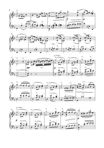 Mazurka esperanza for solo Piano image number null