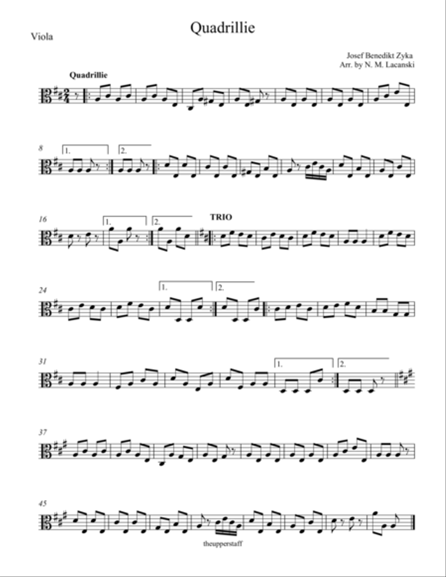 Quadrillie Quadrillie String Duet scores gallery preview page 3