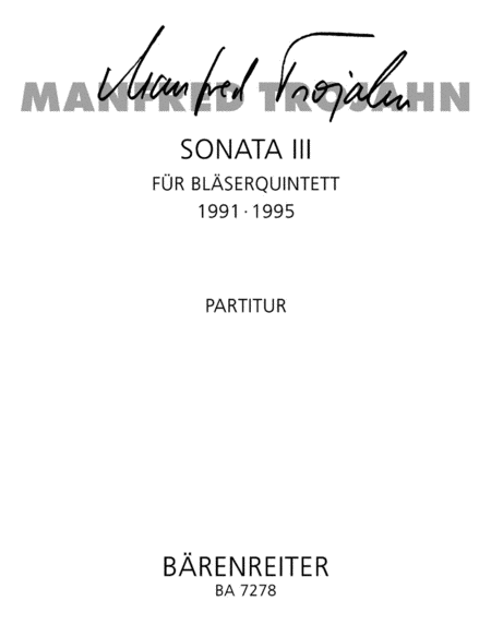 Sonata III (1991)