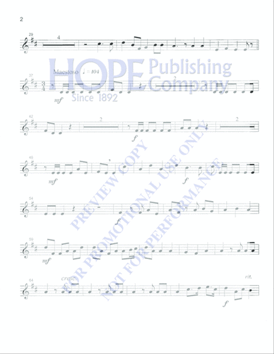 Music for the Royal Fireworks 5-Octaves scores gallery preview page 8