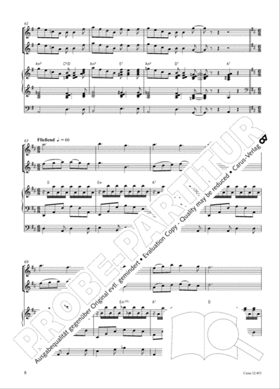 Die Weihnachtskiste. Ein Musical zur Weihnachtszeit Children's Choir scores gallery preview page 9