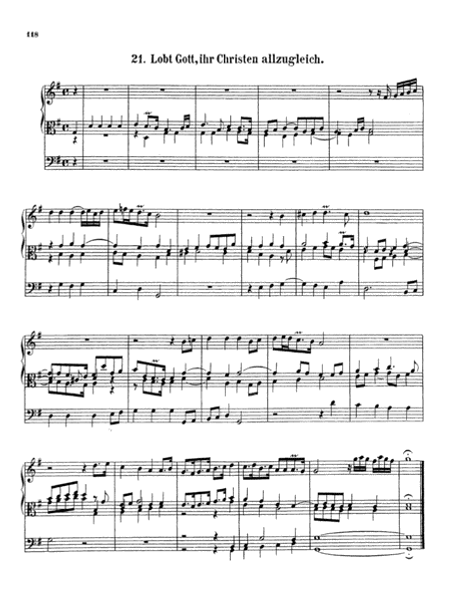 Buxtehude: Organ Works, Volume IV Organ scores gallery preview page 1