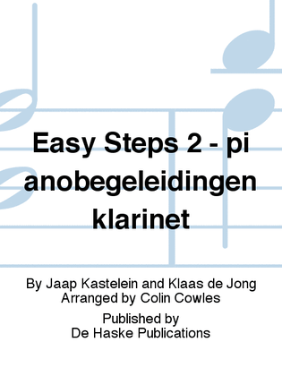 Easy Steps 2 - pianobegeleidingen klarinet