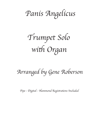 Book cover for Panis Angelicus Bb Trumpet and Organ