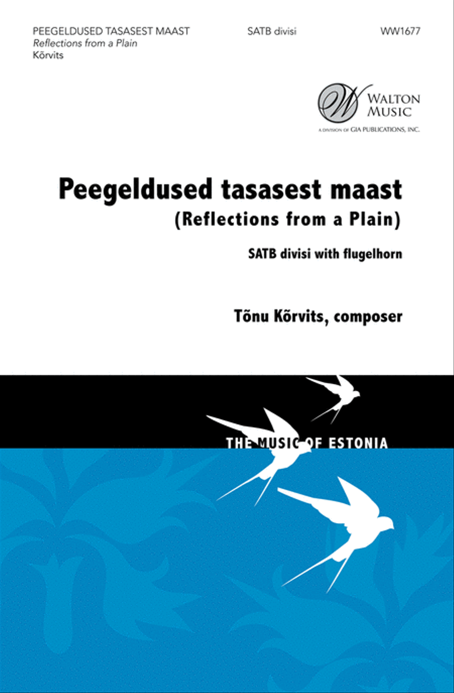 Peegeldused tasasest maast (with Flugelhorn) Divisi scores gallery preview page 1