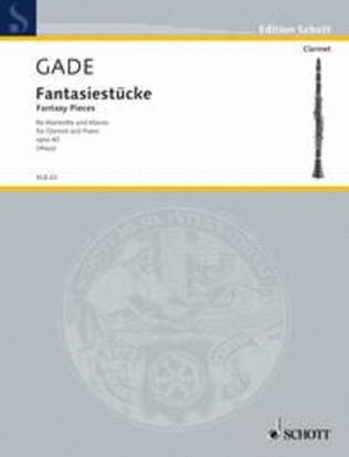 Book cover for Gade - Fantasy Pieces Op 43 Clarinet/Piano