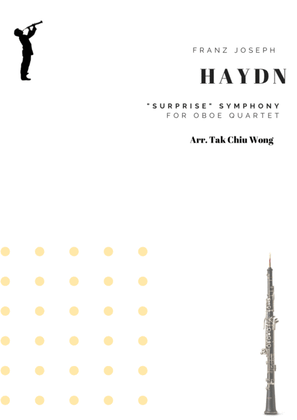Book cover for "Surprise" Symphony for Oboe Quartet
