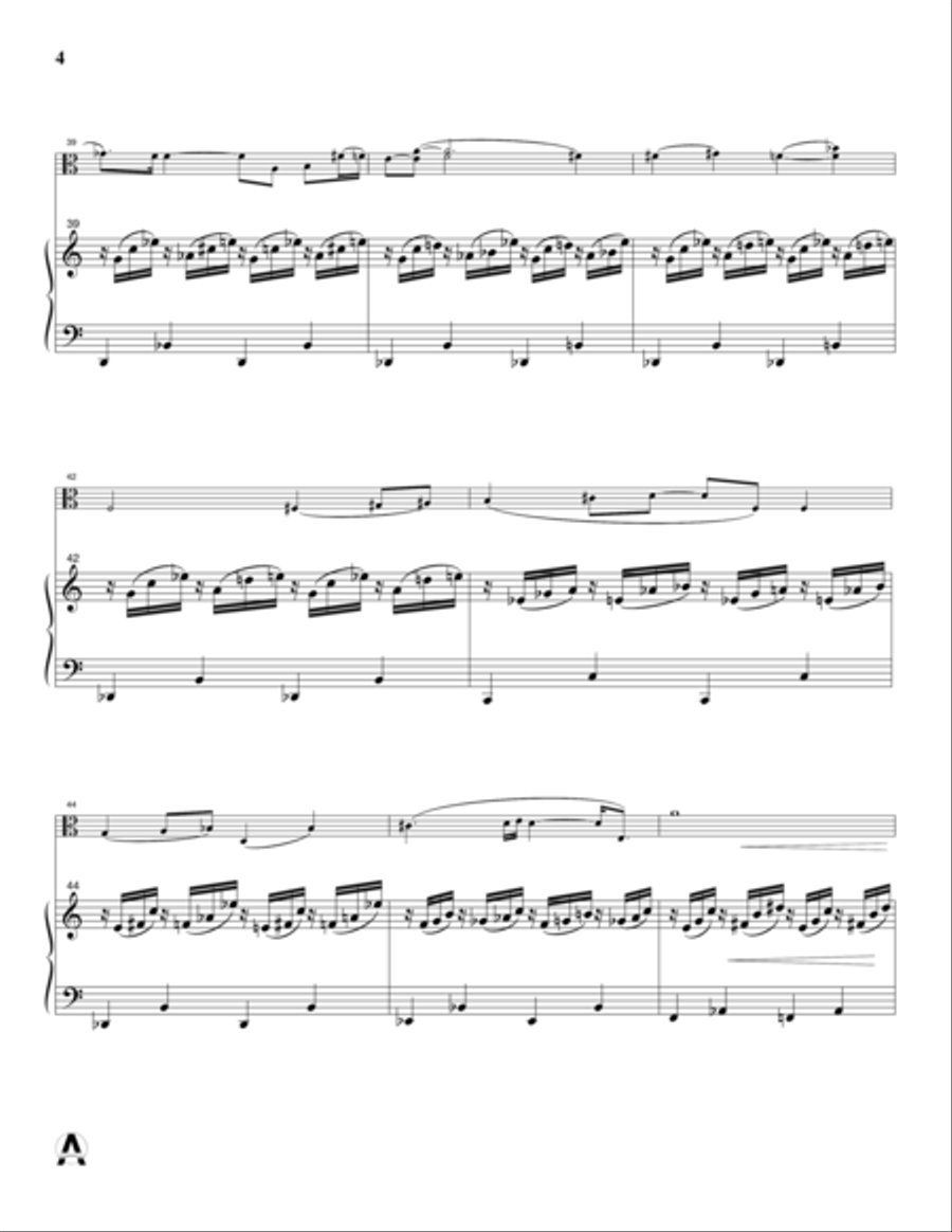 Three Grounds for Viola Viola scores gallery preview page 6