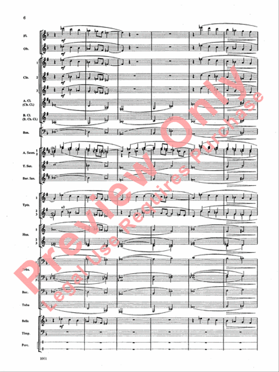 Ballad for Peace Ballad for Peace Concert Band scores gallery preview page 7