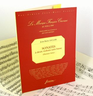 Book cover for Sonatas for two violins without bass Book I for violin
