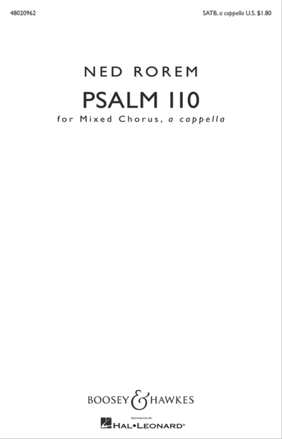 Psalm 110 4-Part scores gallery preview page 1