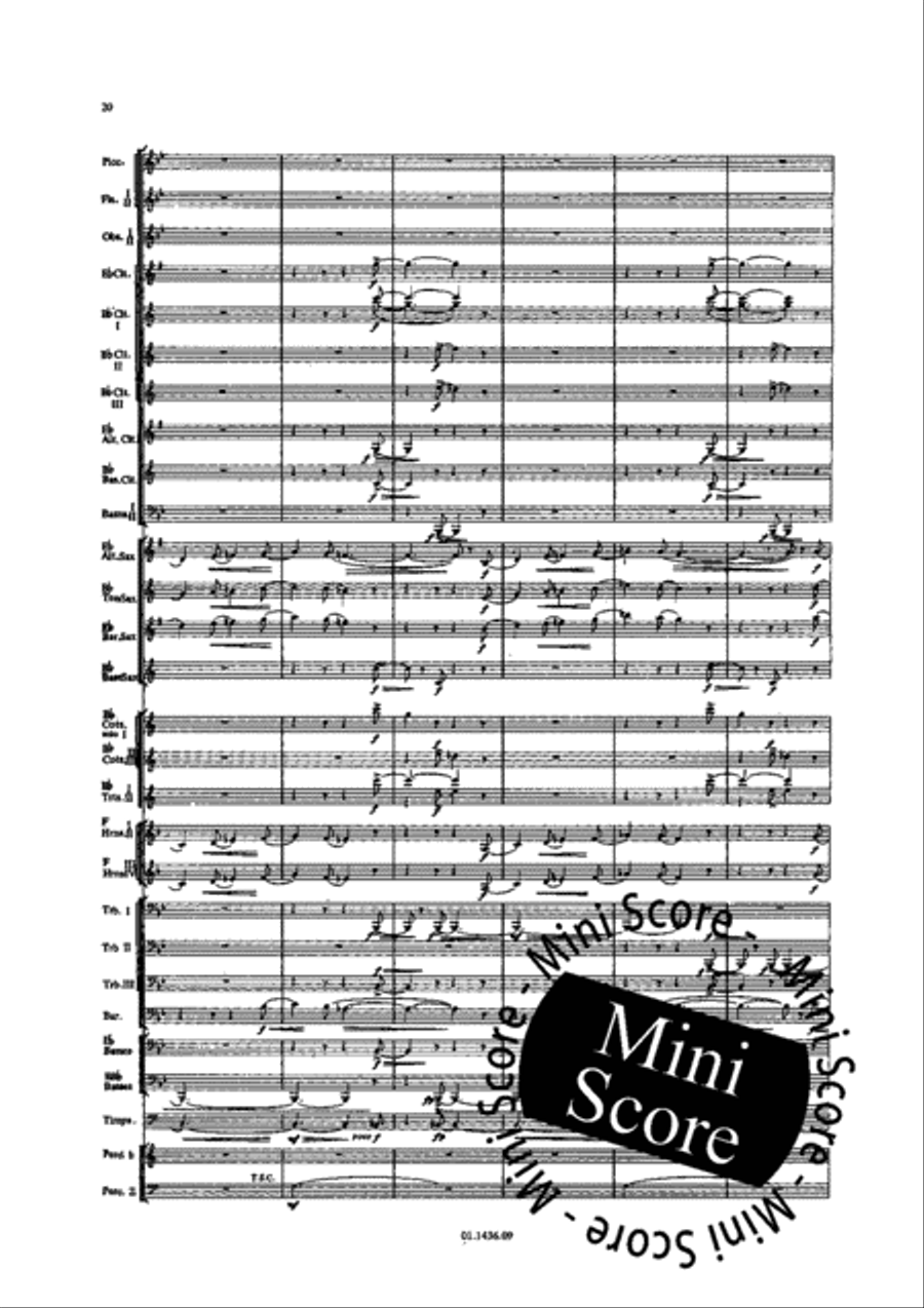 Two Songs Without Words Concert Band scores gallery preview page 24