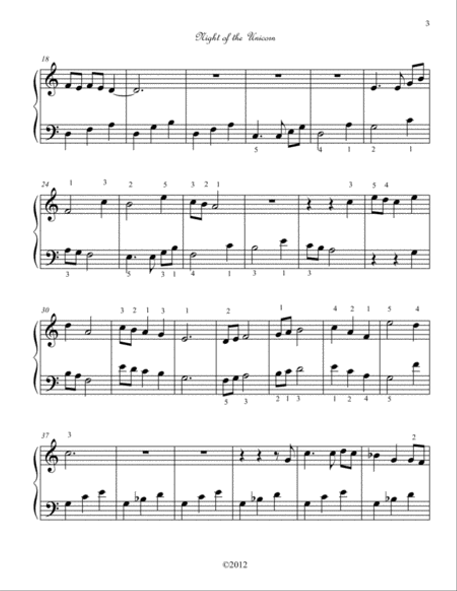 Medieval Melodies a Fairy Tale Suite Volume II Piano Solo scores gallery preview page 4