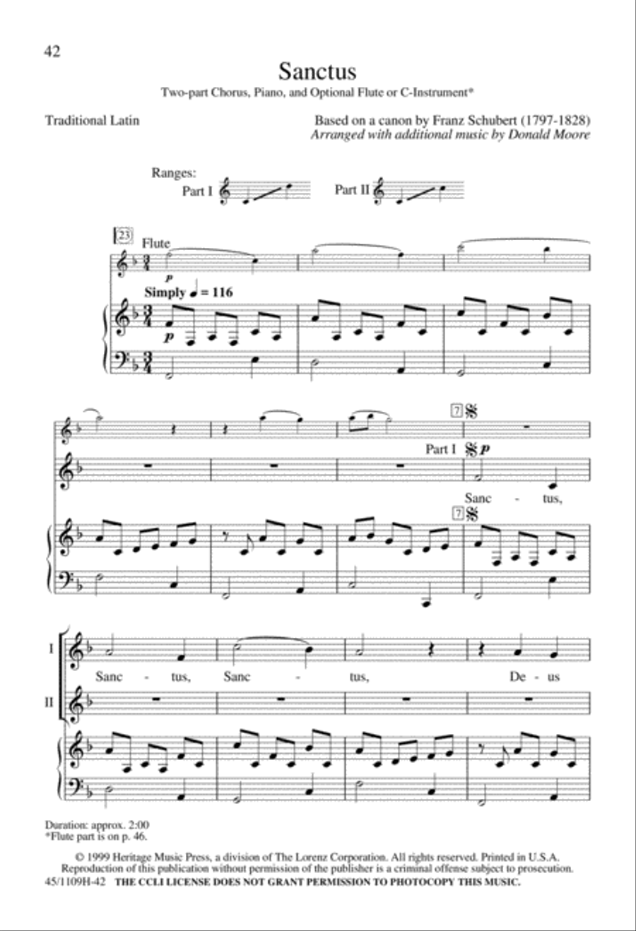 In Concert! for 2-part Choirs 2-Part scores gallery preview page 43