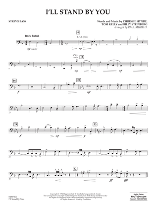 I'll Stand By You (arr. Paul Murtha) - String Bass