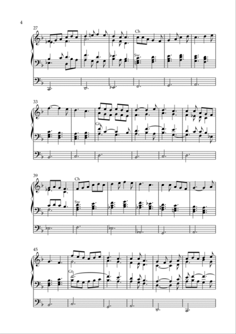 Missa de Angelis Meditations, Op. 232 (Organ Solo) by Vidas Pinkevicius Organ Solo scores gallery preview page 4