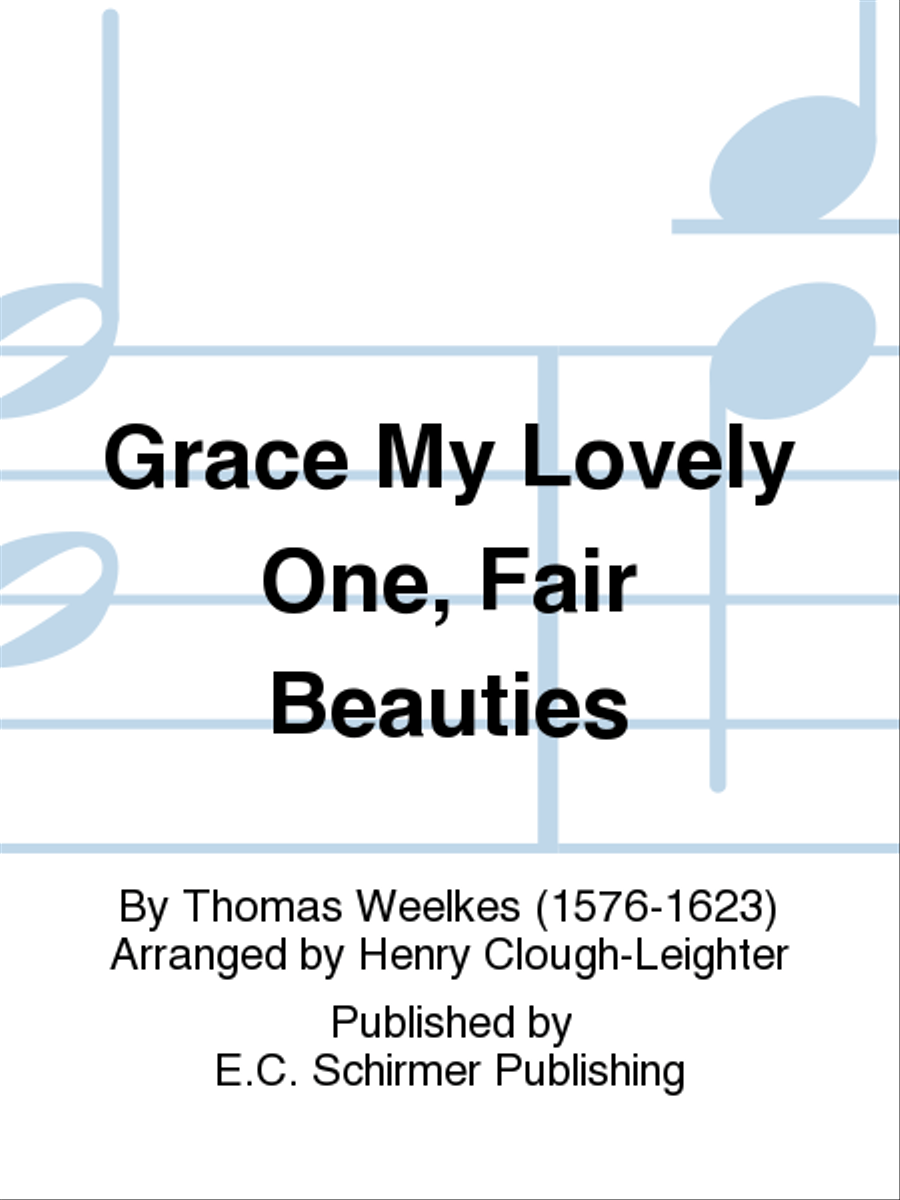 Grace My Lovely One, Fair Beauties SSATB scores gallery preview page 1