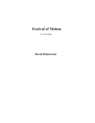Festival of Mabon