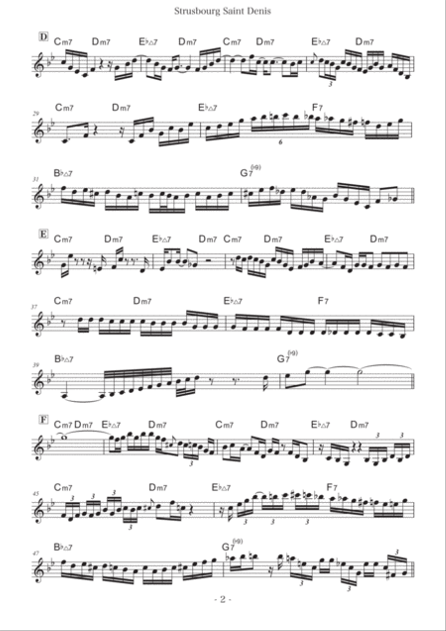 Strasbourg / St. Denis B-Flat Trumpet scores gallery preview page 2