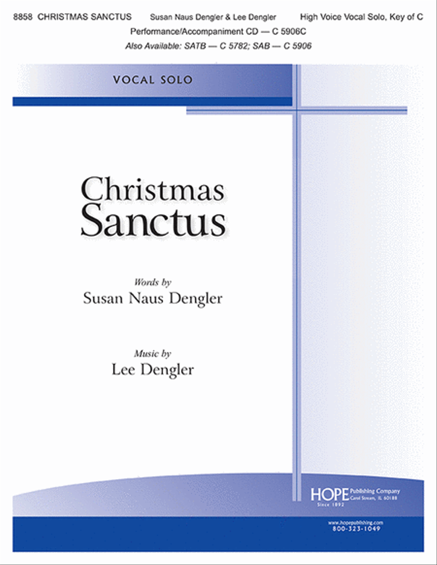 Christmas Sanctus Christmas Sanctus Choir scores gallery preview page 1