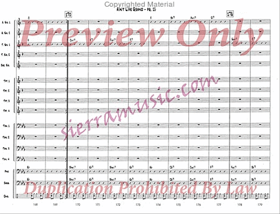 Ain't Life Grand Ain't Life Grand Big Band scores gallery preview page 16
