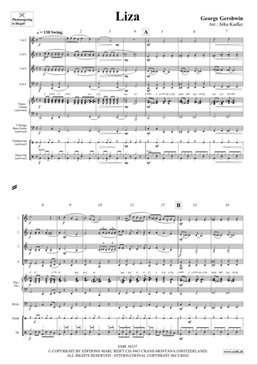 Liza Woodwind Quartet scores gallery preview page 2