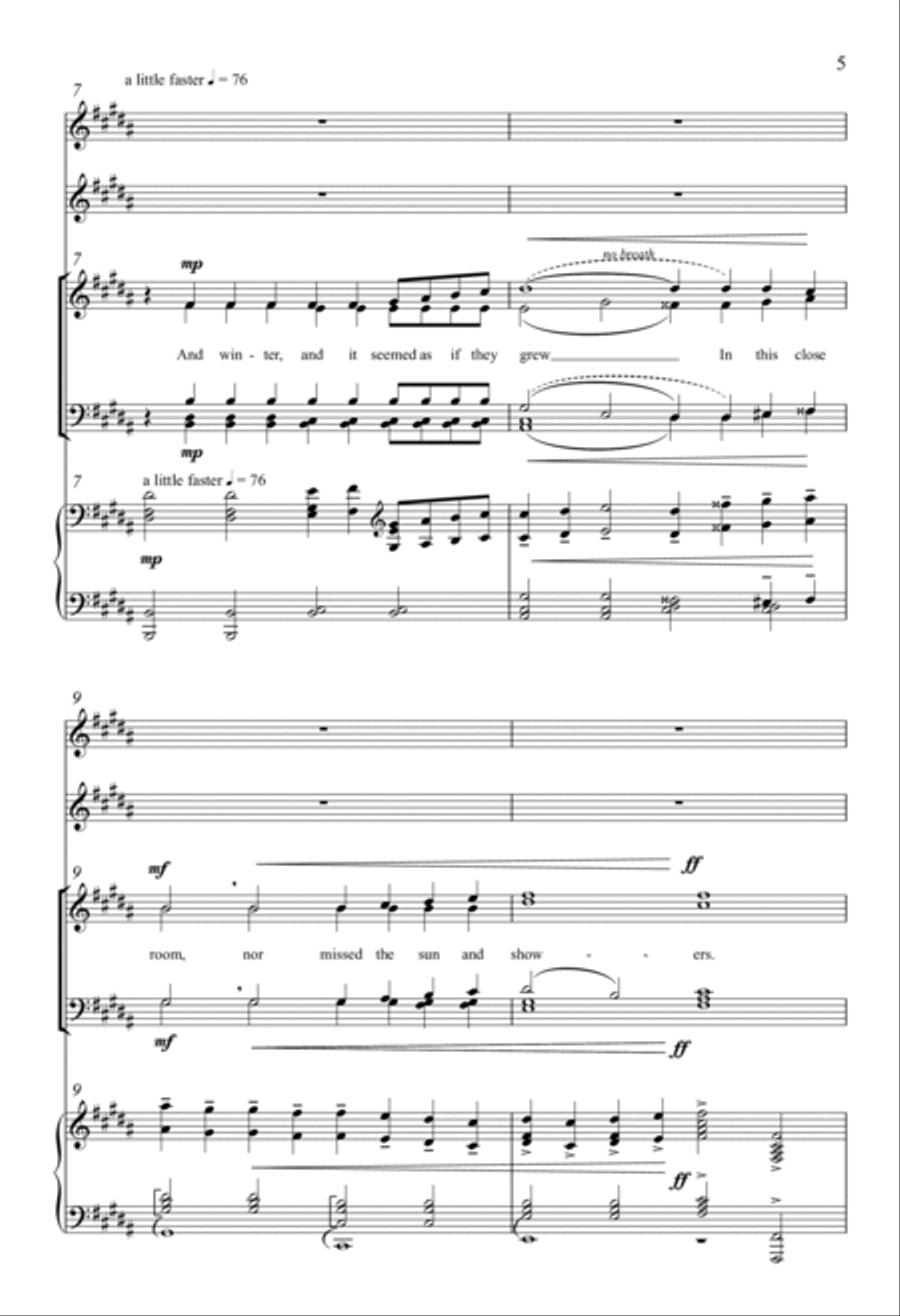 How Do I Love Thee How Do I Love Thee 4-Part scores gallery preview page 3