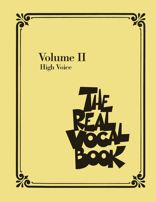 Book cover for The Real Vocal Book – Volume II