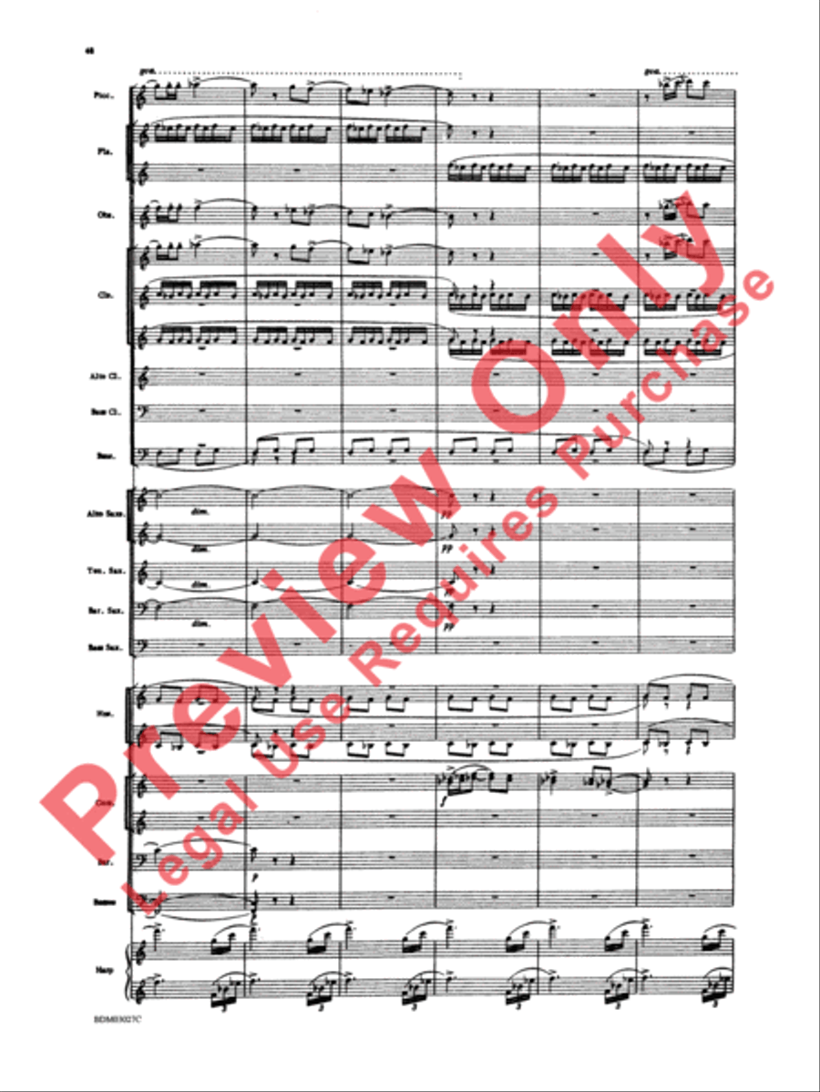 La Fiesta Mexicana Concert Band scores gallery preview page 51