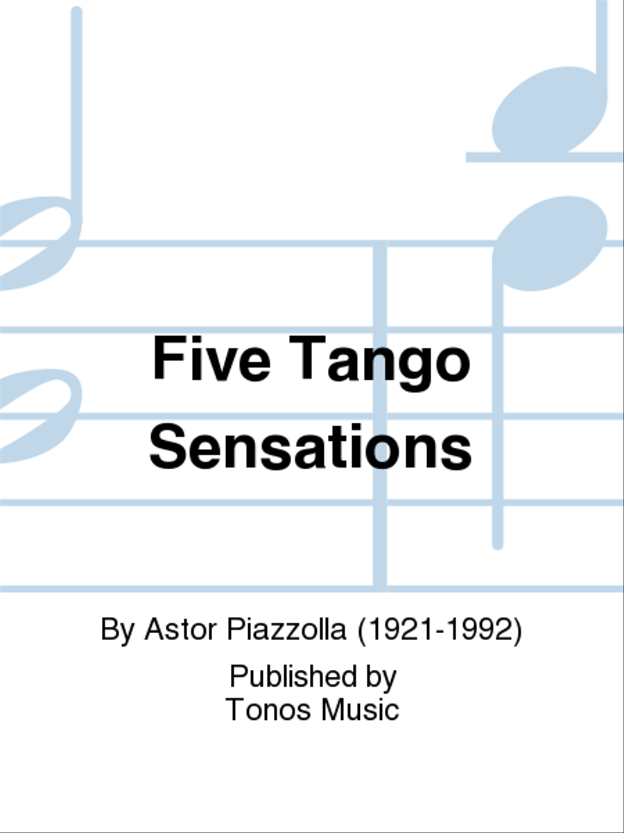 Five Tango Sensations String Orchestra scores gallery preview page 1