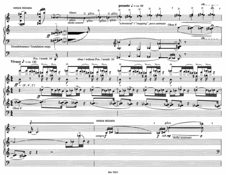 Cadenza con ostinati per violino e organo