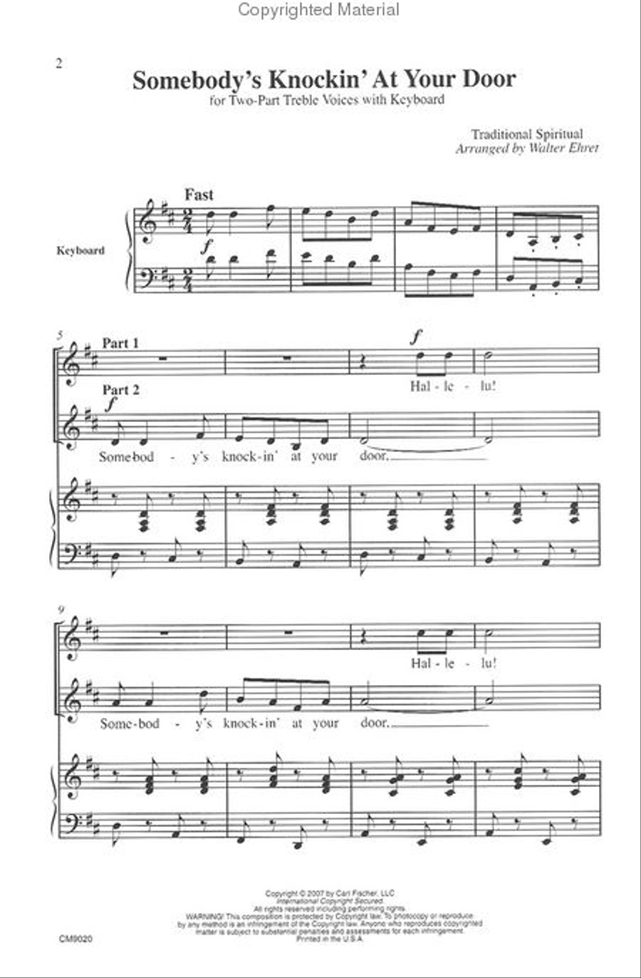 Somebody's Knockin' At Your Door SA scores gallery preview page 2