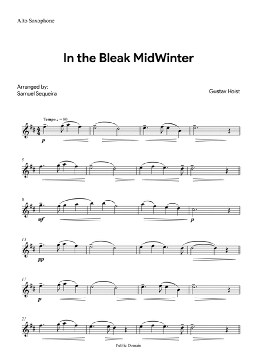 In the Bleak Midwinter - with strings trio play along image number null