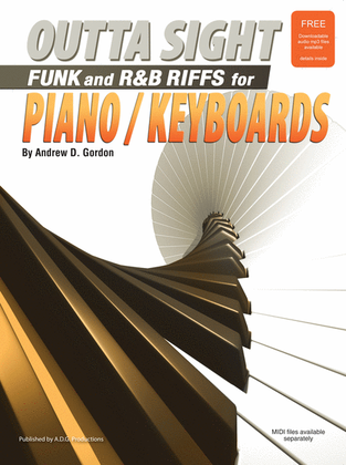 Book cover for Outta Sight Funk and R&B Riffs for Piano/Keyboards