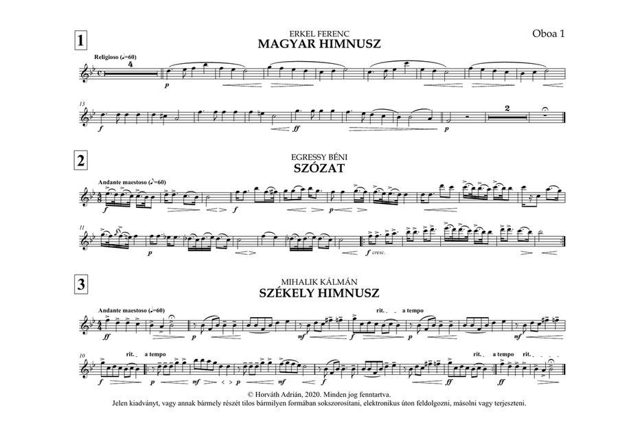 Indulókönyv 2020 - 04 Oboa 1 Concert Band scores gallery preview page 5