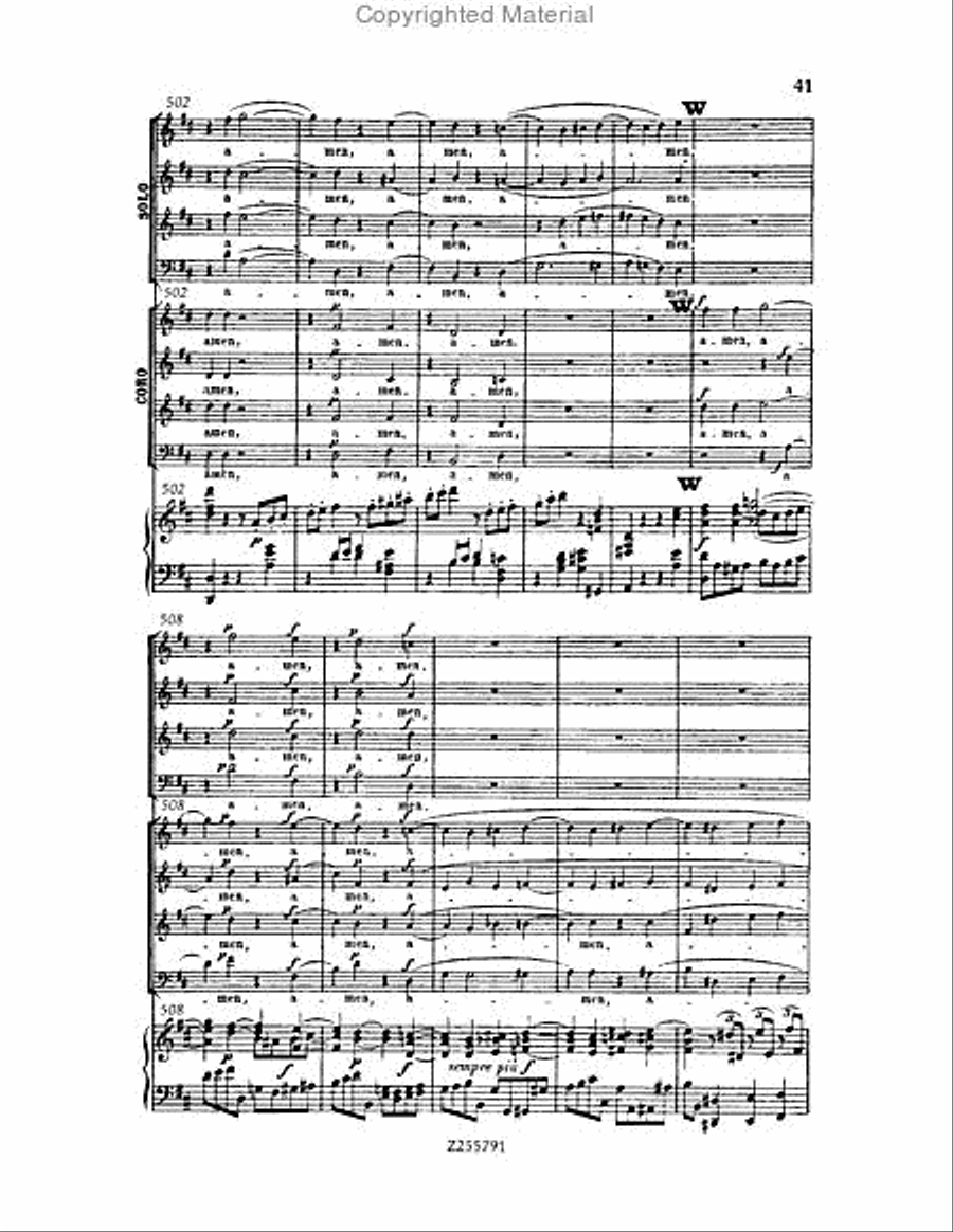 Missa Solemnis, Op.123 Choir scores gallery preview page 41