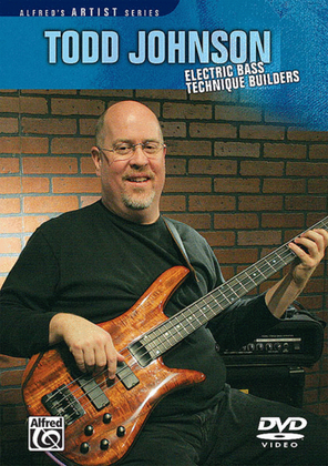 Book cover for Todd Johnson Electric Bass Technique Builders