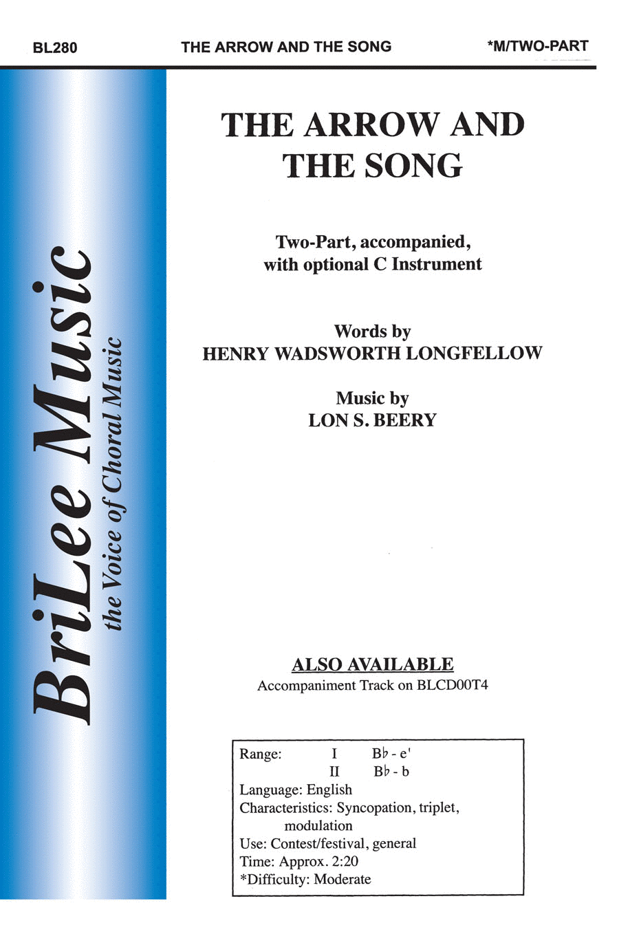 Arrow And the Song 2-Part scores gallery preview page 1