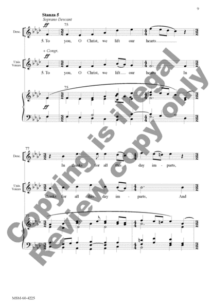 This Day of Days with Joy We Claim (5 vs) (Choral Score) image number null