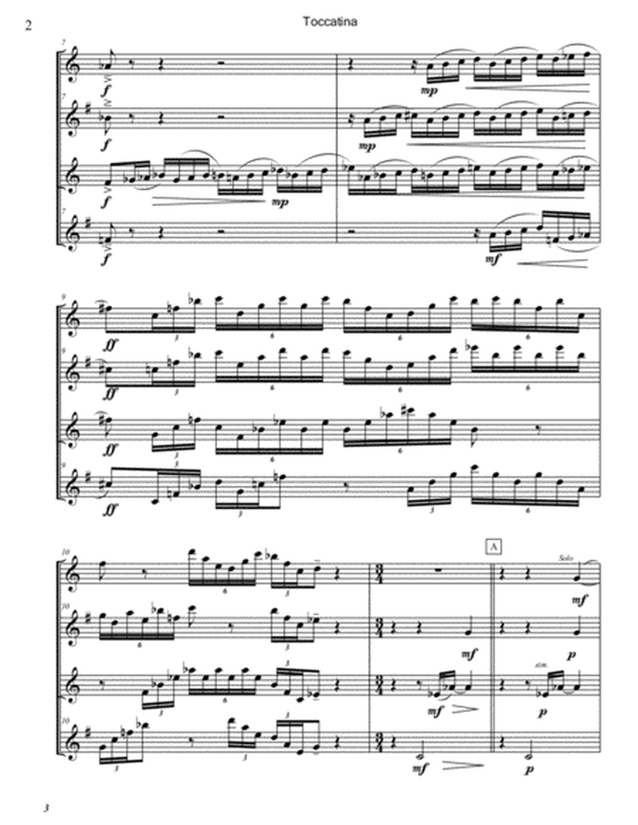 Toccatina for Sax Quartet