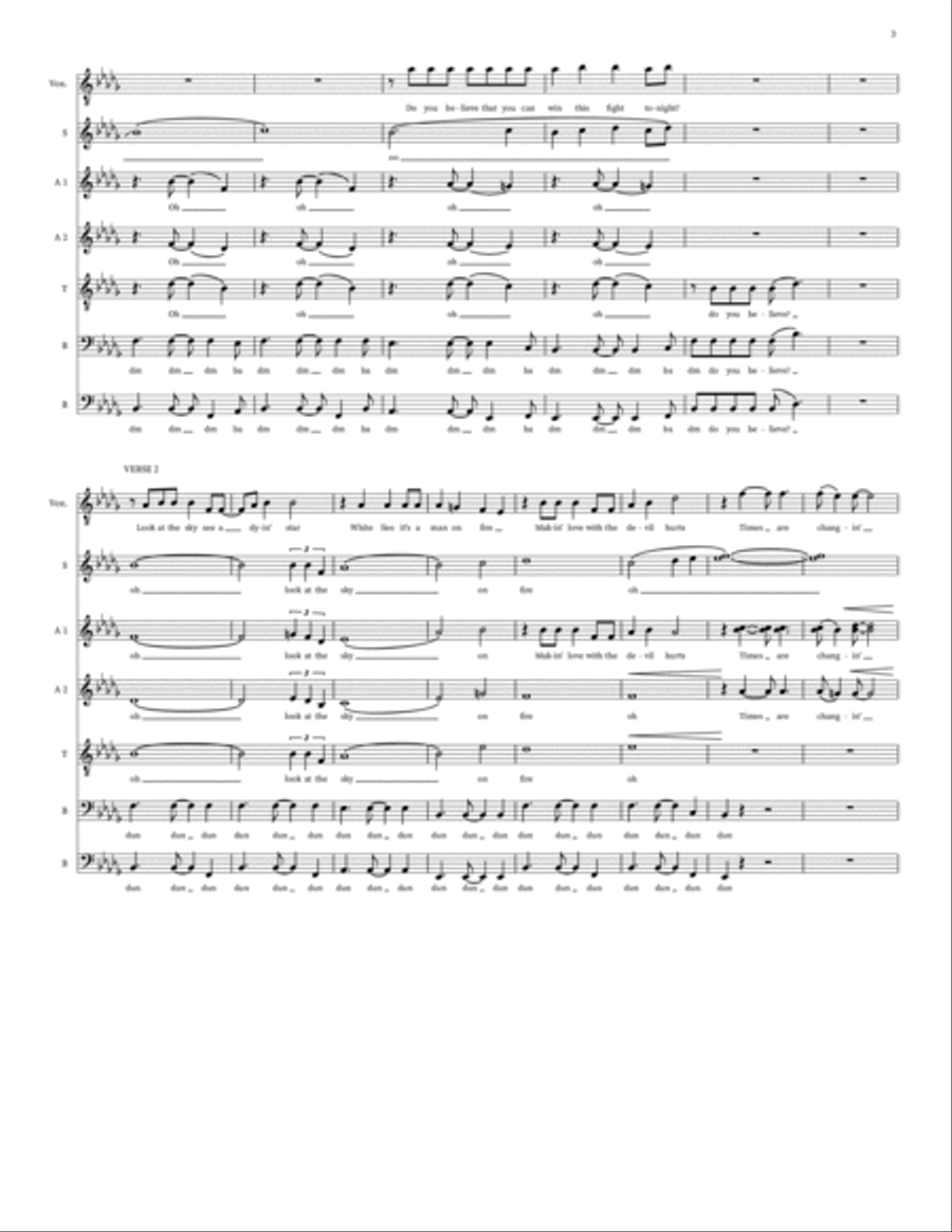 Walk On Water Small Ensemble scores gallery preview page 3