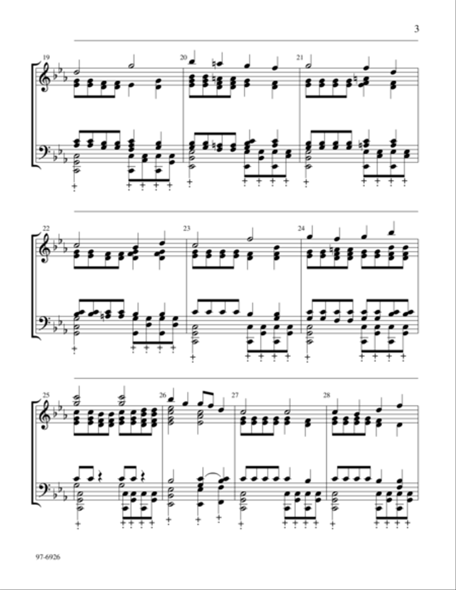 What Wondrous Love Is This (Honore) Handbell Choir scores gallery preview page 4