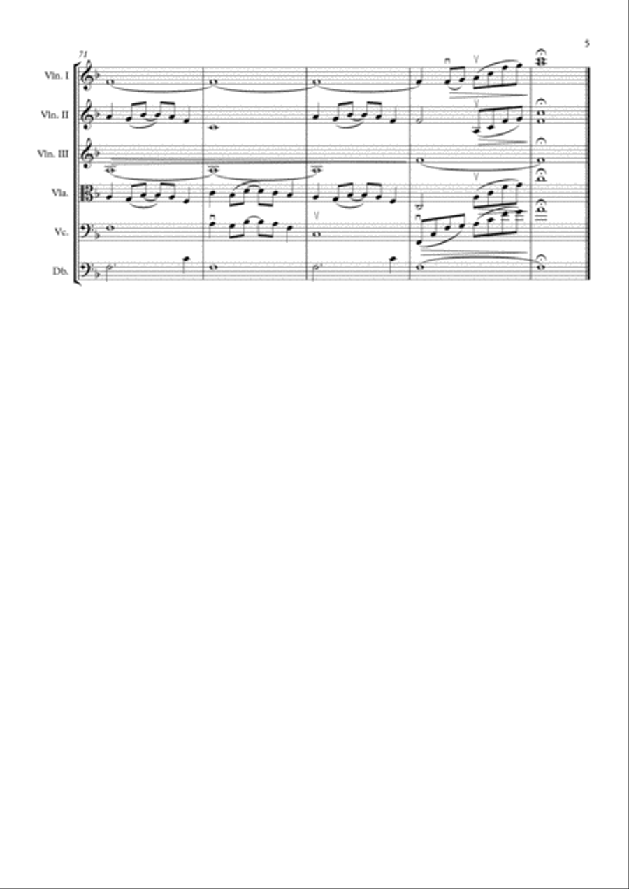 A Whole New World (from 'Aladdin') String Orchestra scores gallery preview page 5