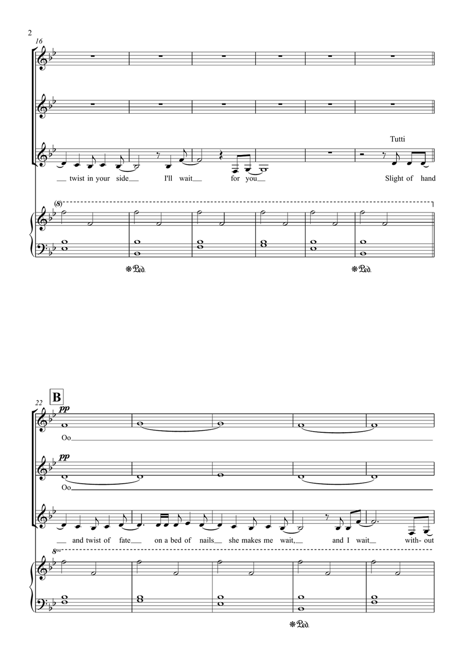 With Or Without You SSA scores gallery preview page 2