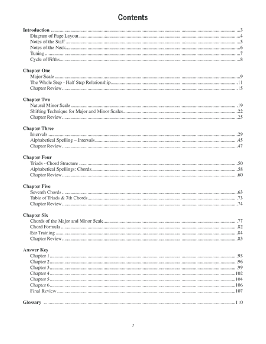 Essential Music Theory for Electric Bass Bass Guitar scores gallery preview page 3