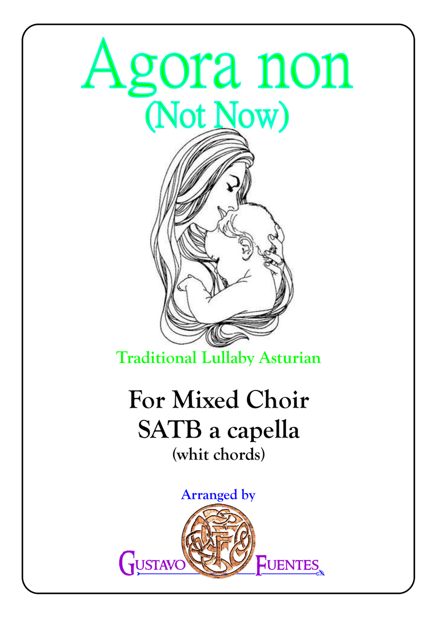 Agora Non, lullaby of Asturias (Spain) for Mixed Choir 4-Part scores gallery preview page 1