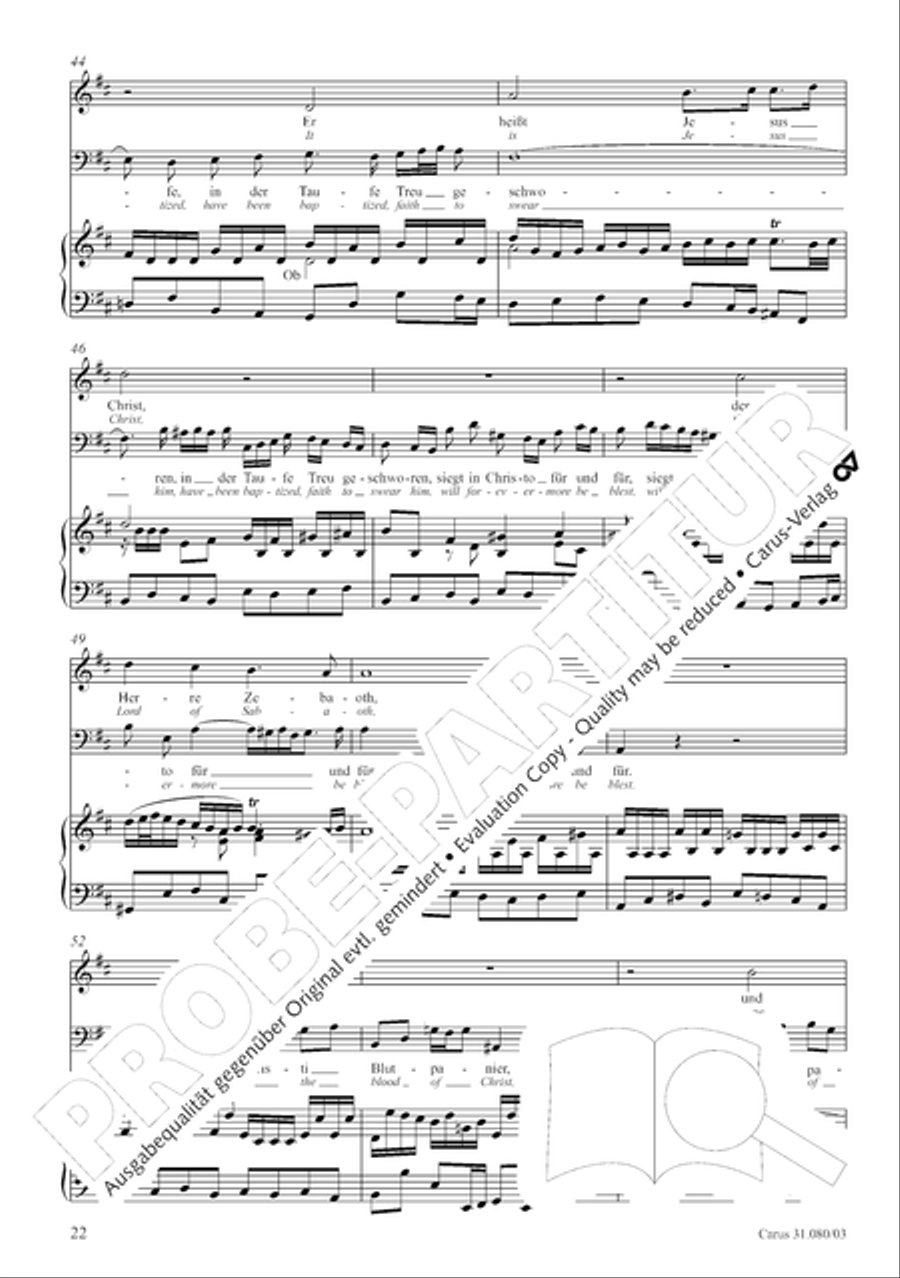 A mighty fortress is our God (Ein feste Burg ist unser Gott) 4-Part scores gallery preview page 22