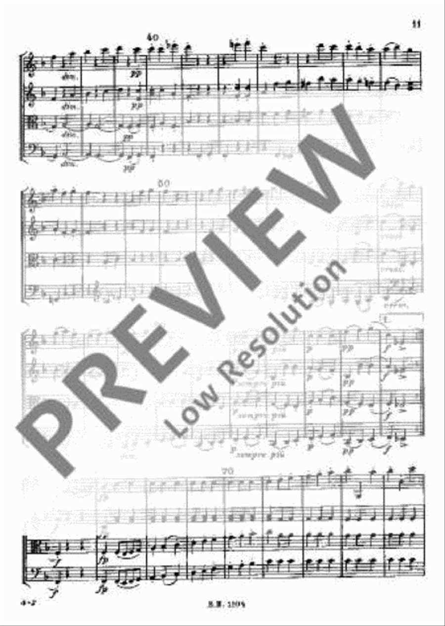 String Quartet F major String Quartet scores gallery preview page 18