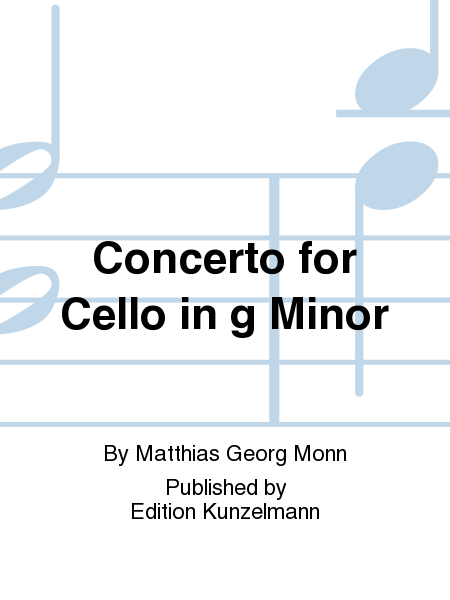 Concerto for Cello in G Minor